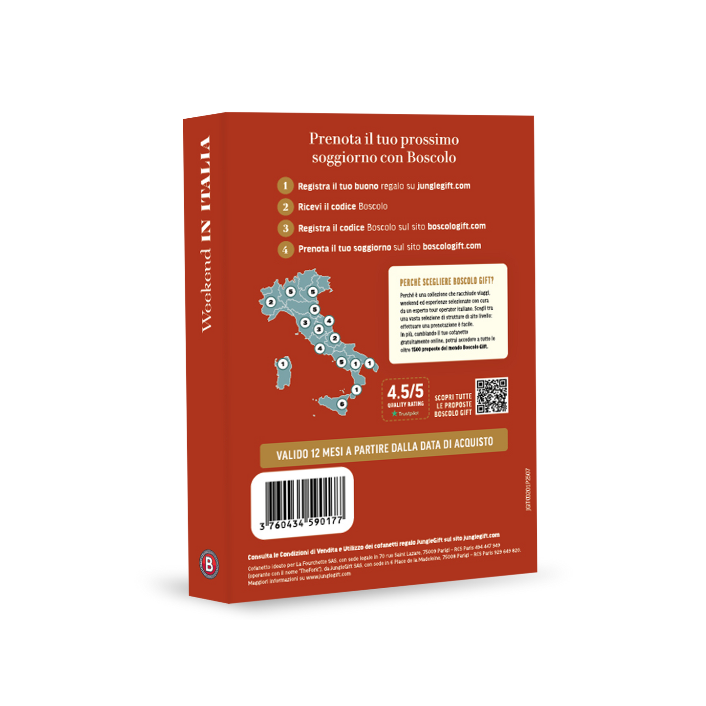 Cofanetto regalo: Weekend in Italia