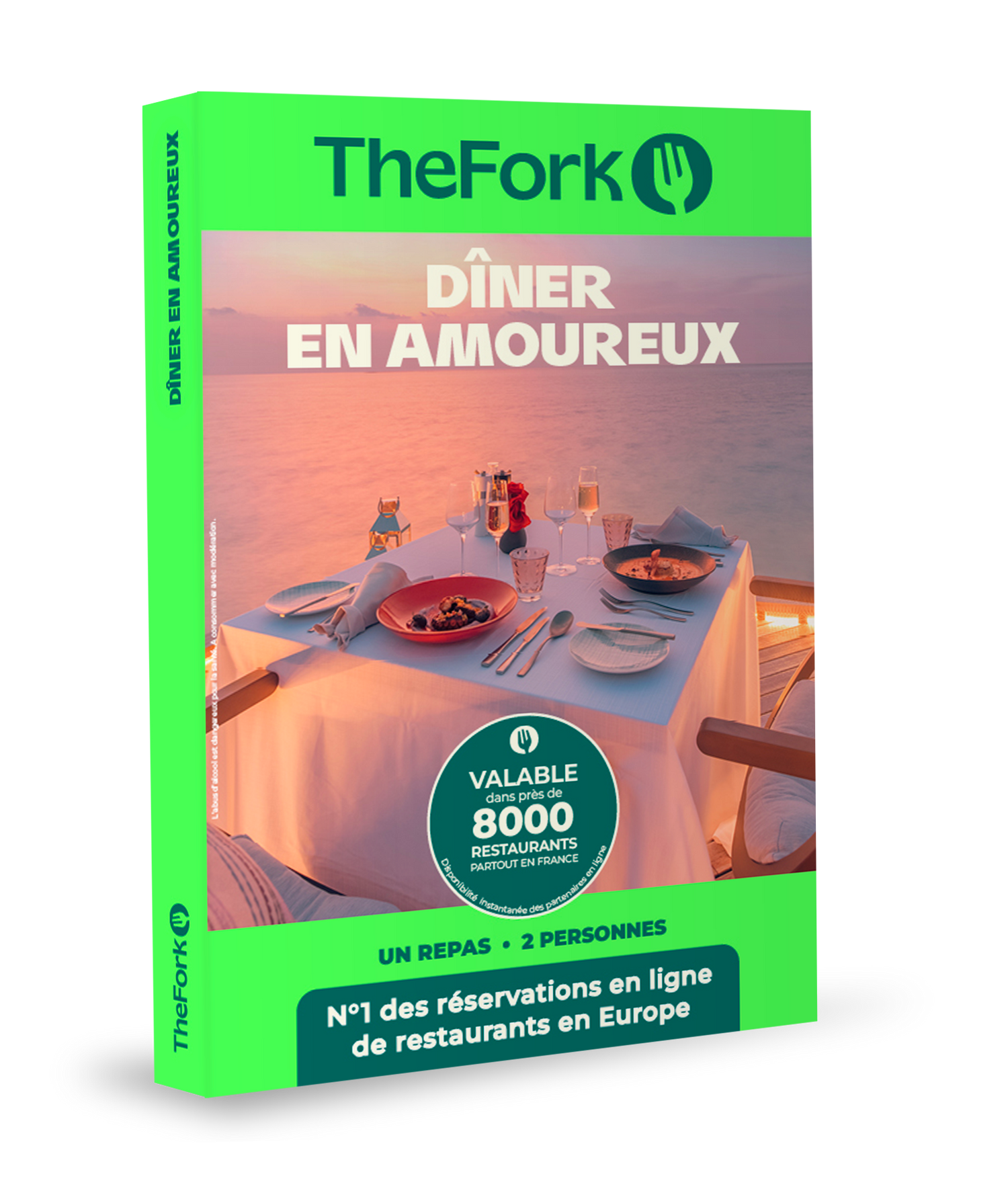 Coffret cadeau : Dîner en amoureux