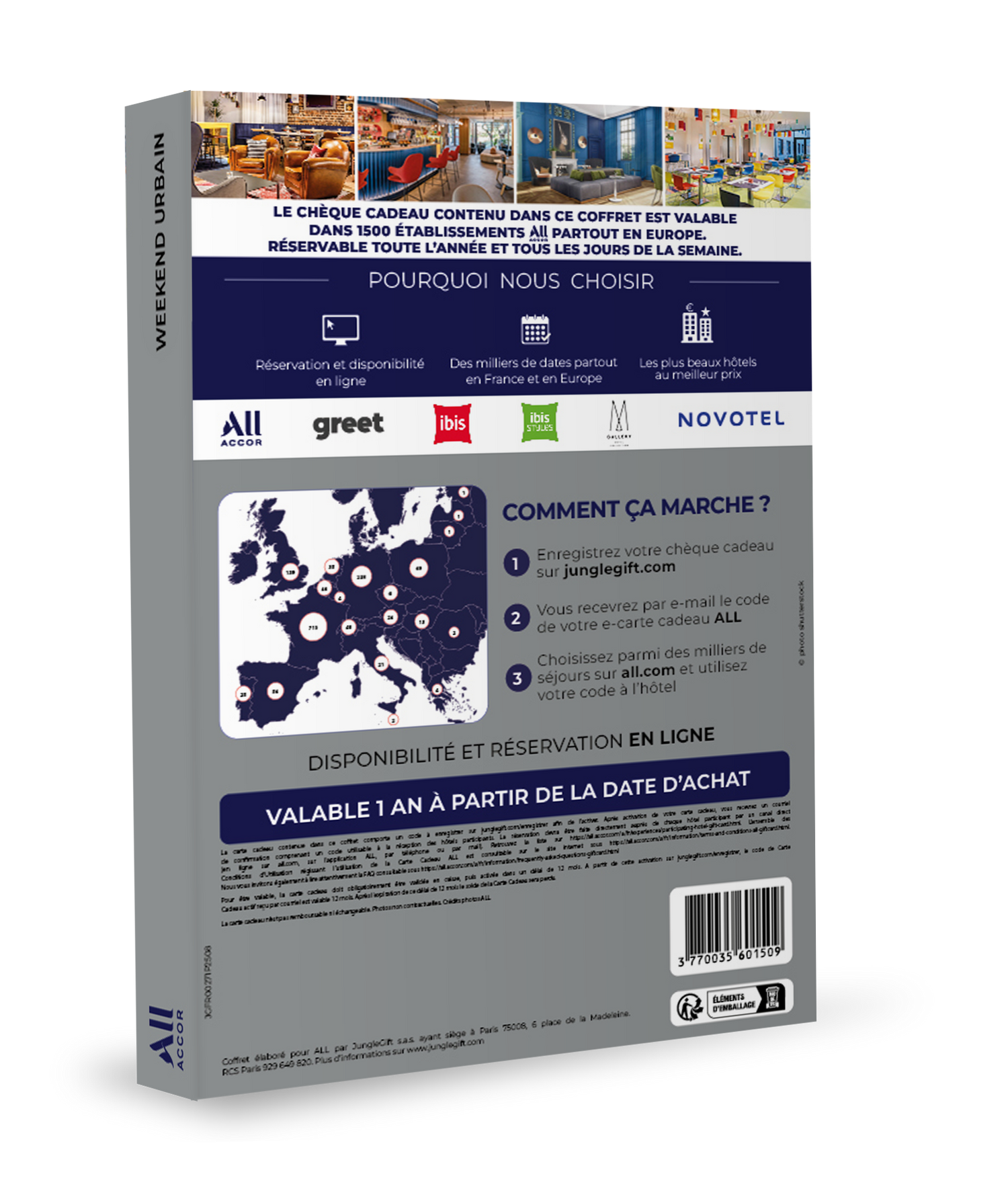 Coffret cadeau: Week-end urbain