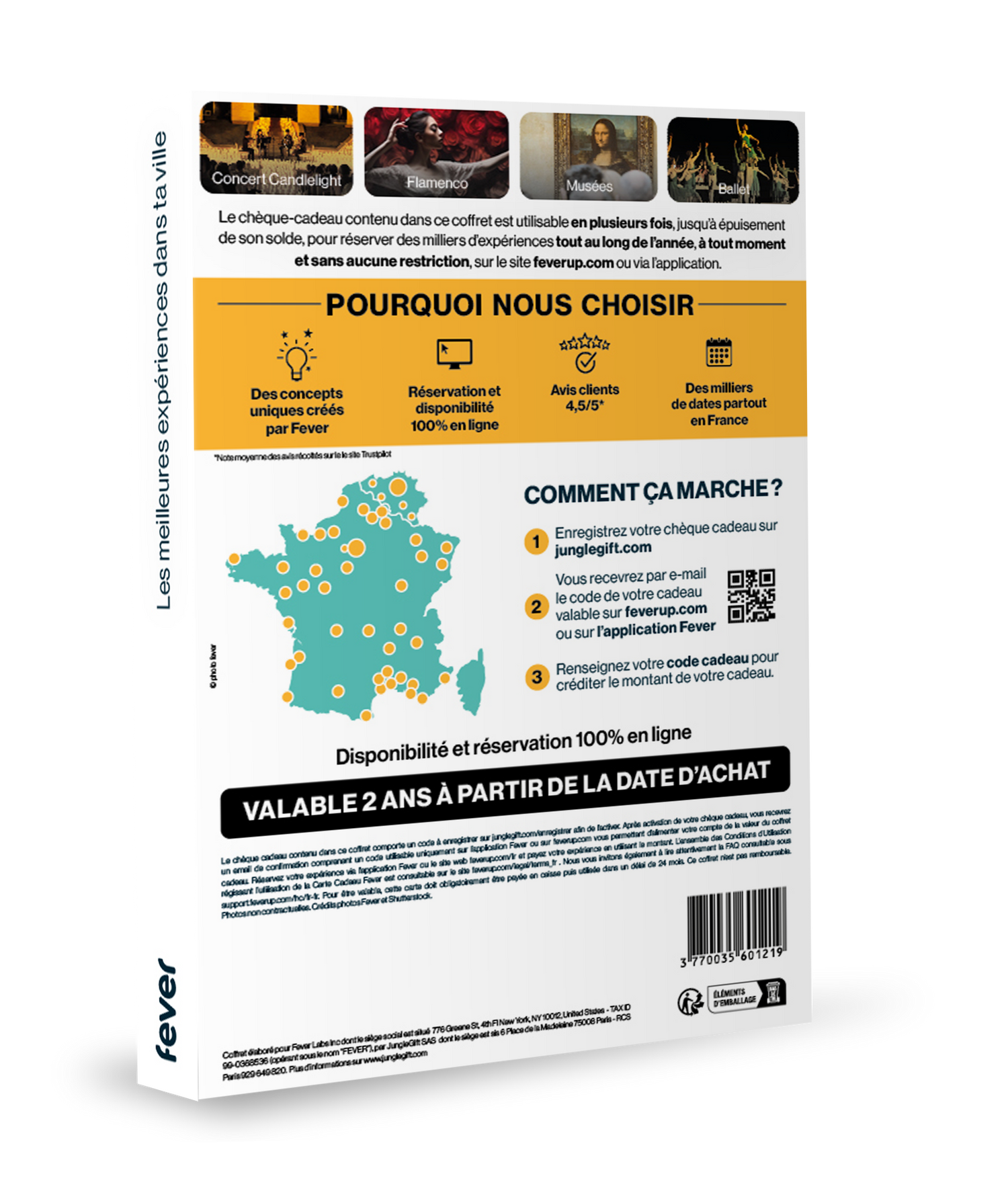 Coffret cadeau : Des expériences en famille avec Fever