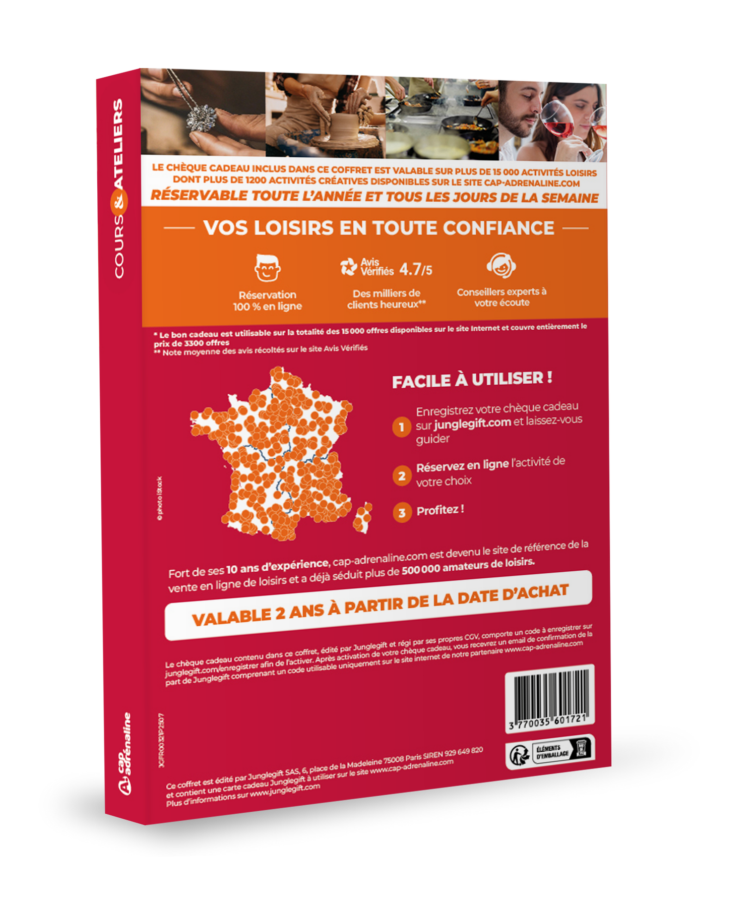 Coffret Cadeau : Cours & Ateliers