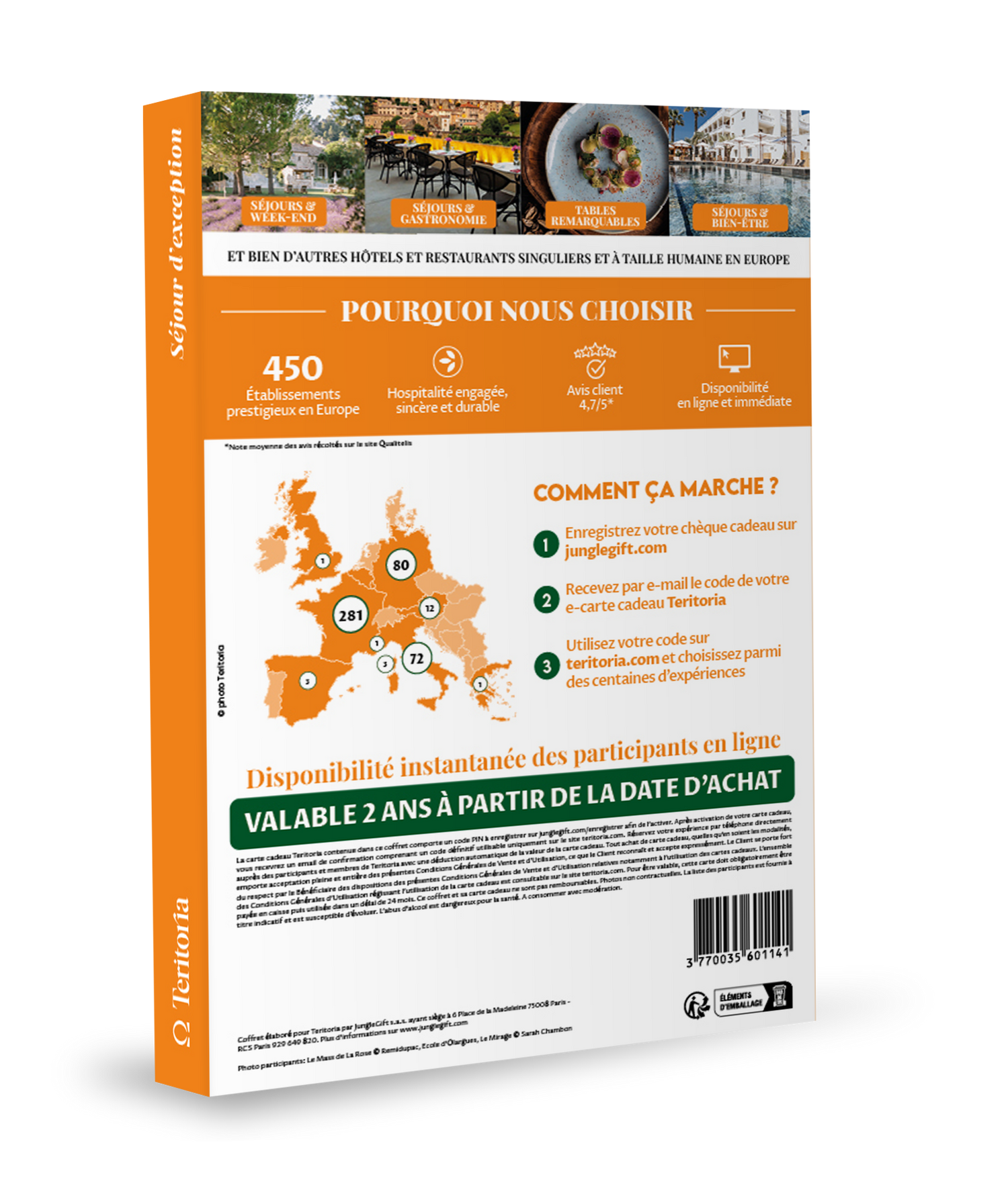 Coffret cadeau : Séjour d'exception