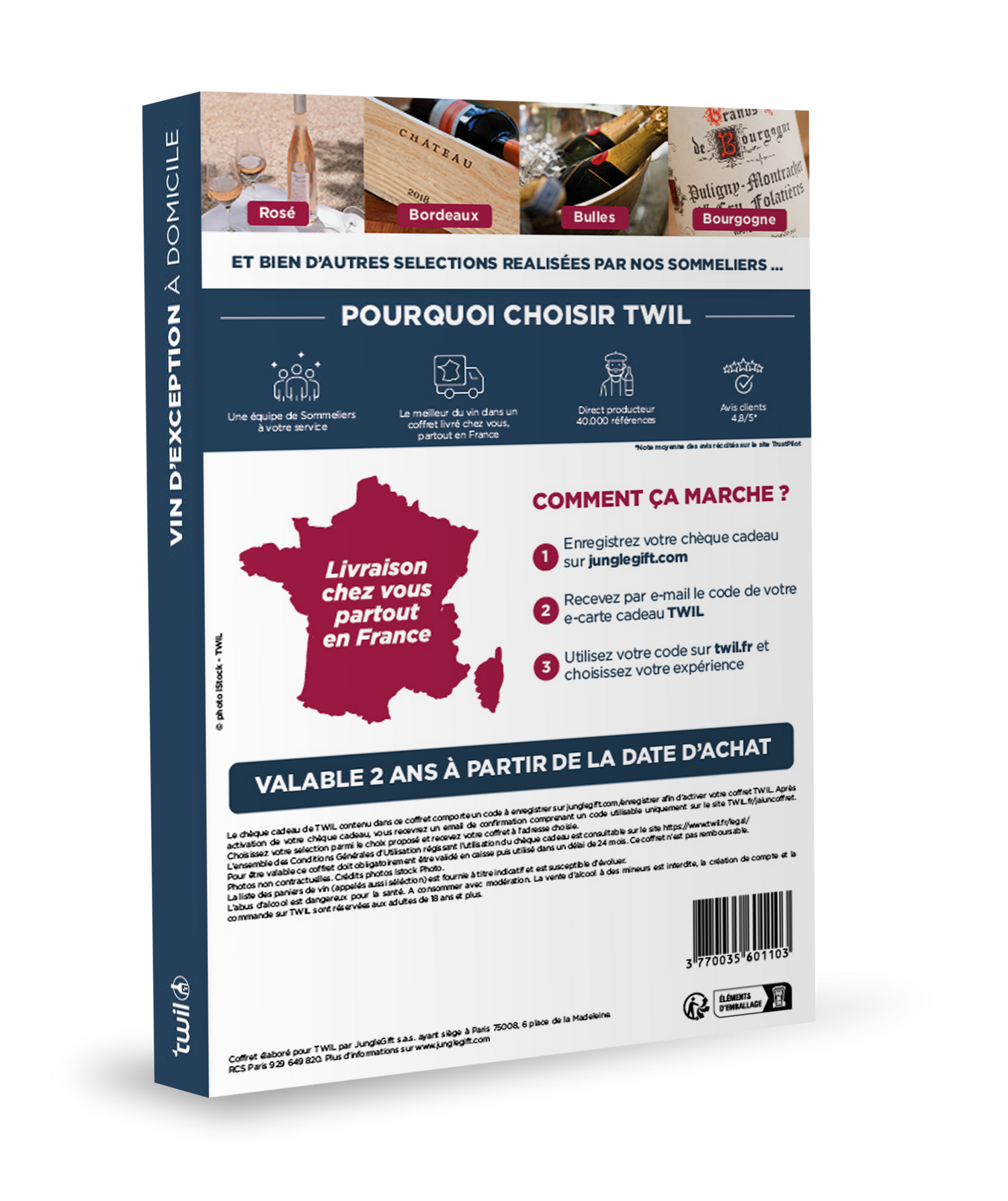 Cofanetto regalo: Vini d’eccezione a domicilio